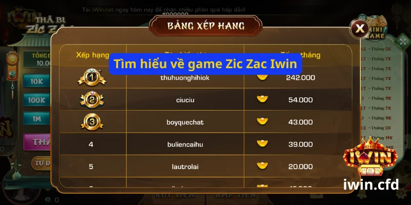 Game Zic Zac Iwin