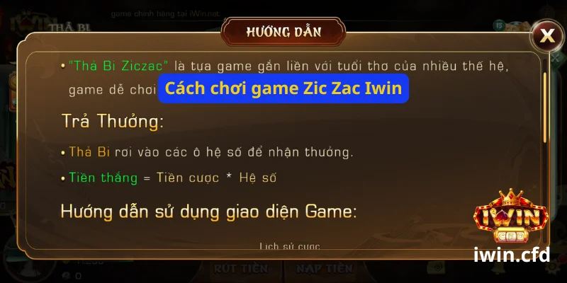 Game Zic Zac Iwin